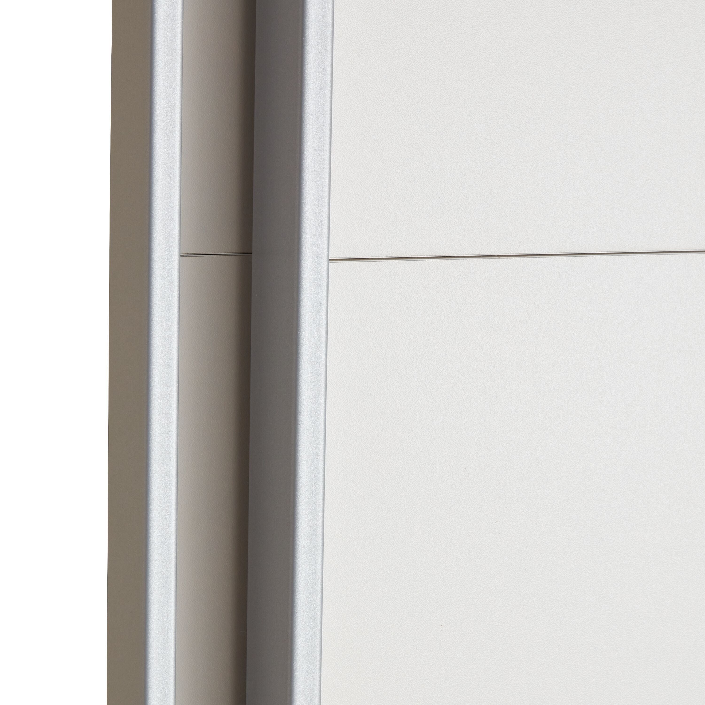 MODUL ONE Schwebetürenschrank - Creme / B: 152.0 cm x T: 65.0 cm x H: 195.0 cm