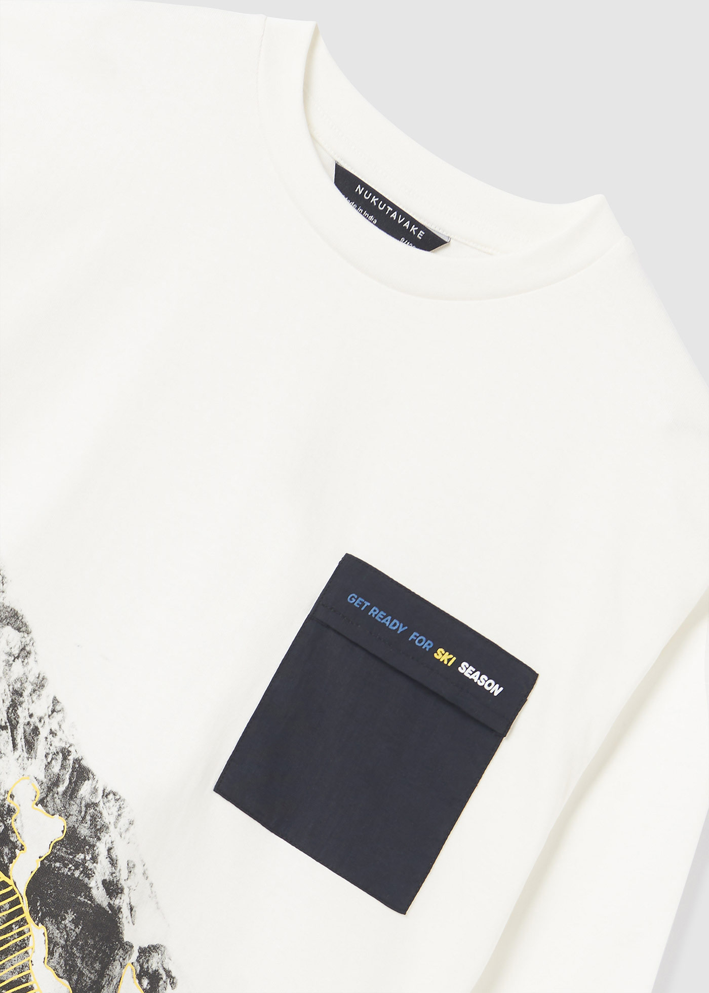 Camiseta infantil Better Cotton com bolso