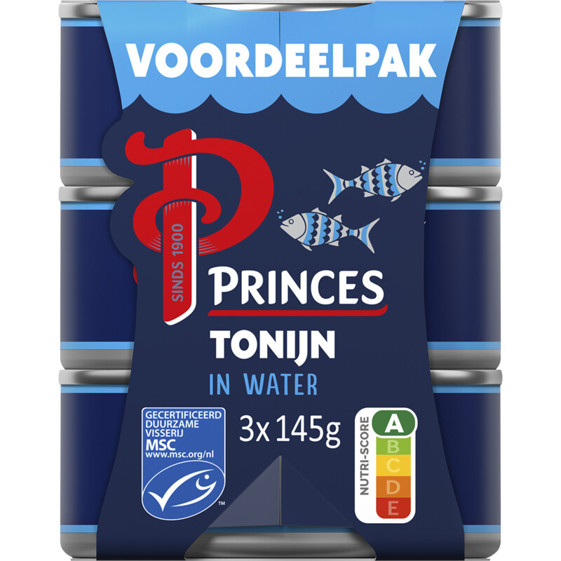 Princes Tonijnstukken in water voordeelpak