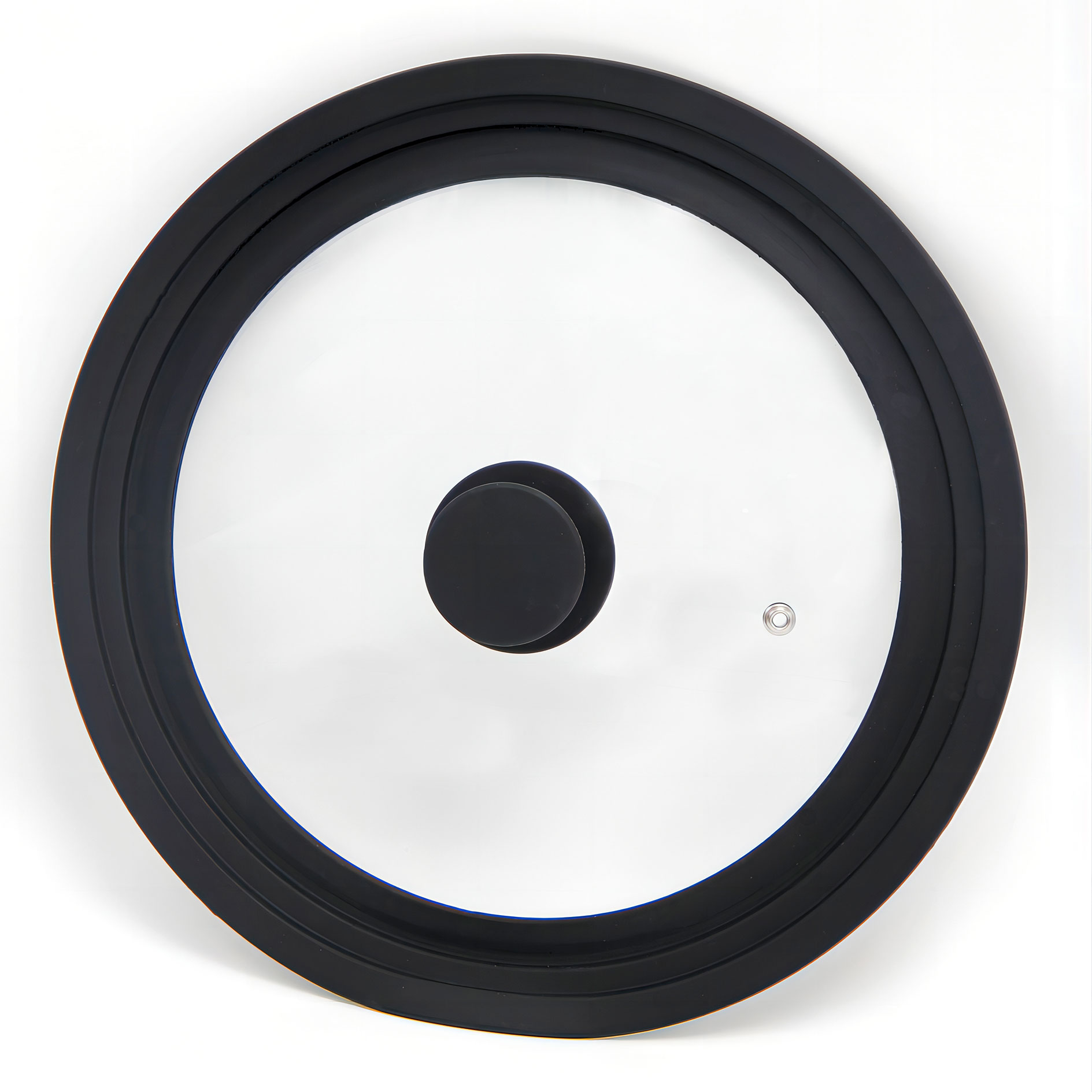 Glasdeckel - schwarz - Ø 28cm - für Pfannen und Töpfe