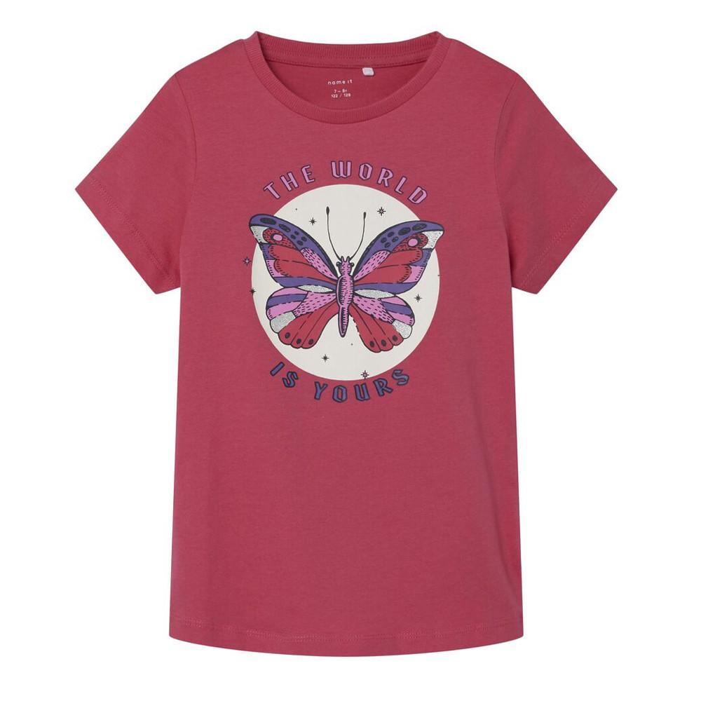 Name it T-shirt Rose Fille Name it Beate