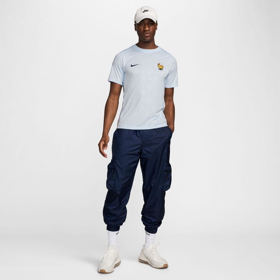 France T-shirt d'Entraînement Dri-FIT Academy Pro Avant-Match - Half Blue/Bleu