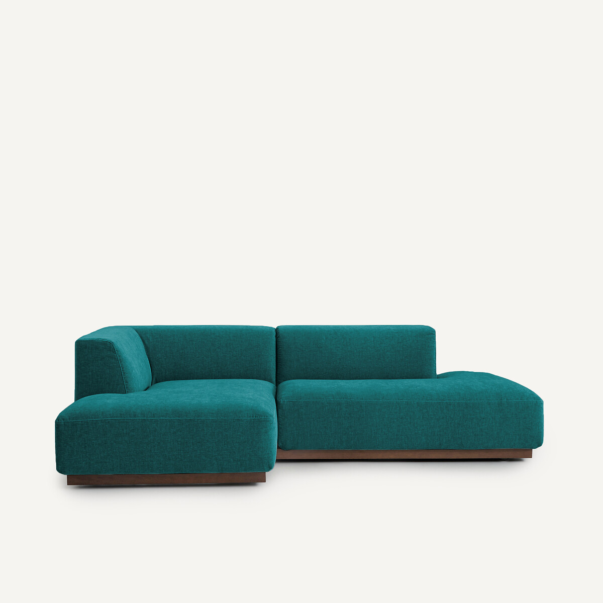 AM.PM<br>Sofá de canto esquerdo em veludo chenille, Jacopo