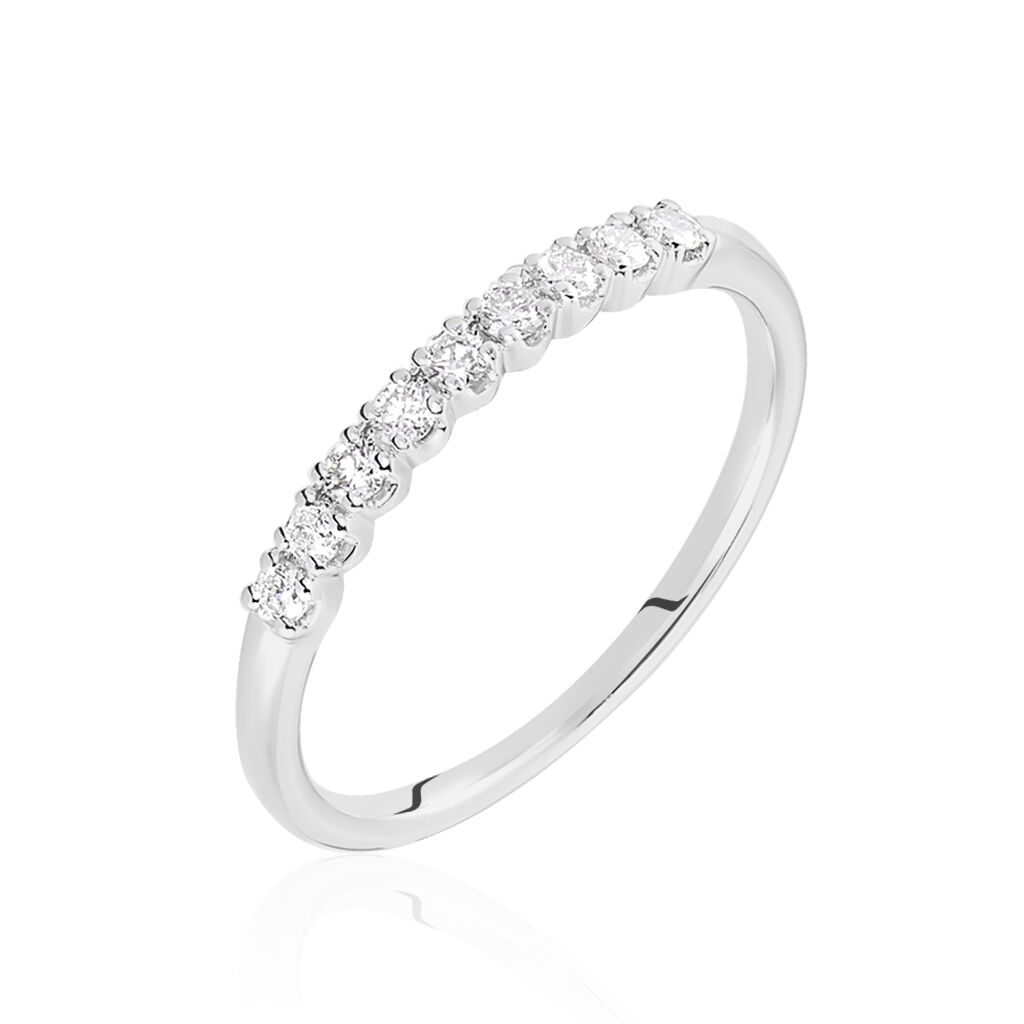 Alliance Hera Or Blanc Diamant