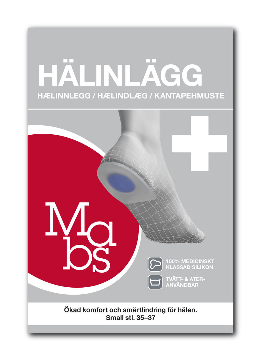 Mabs Hælinnlegg Small 1 par
