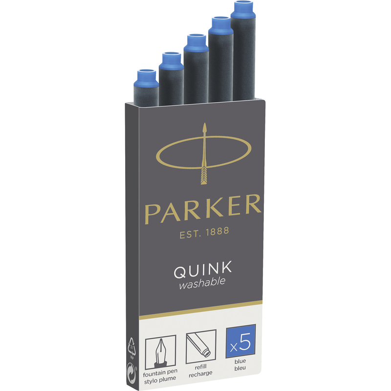 Parker Tintenpatronen Quink, königsblau