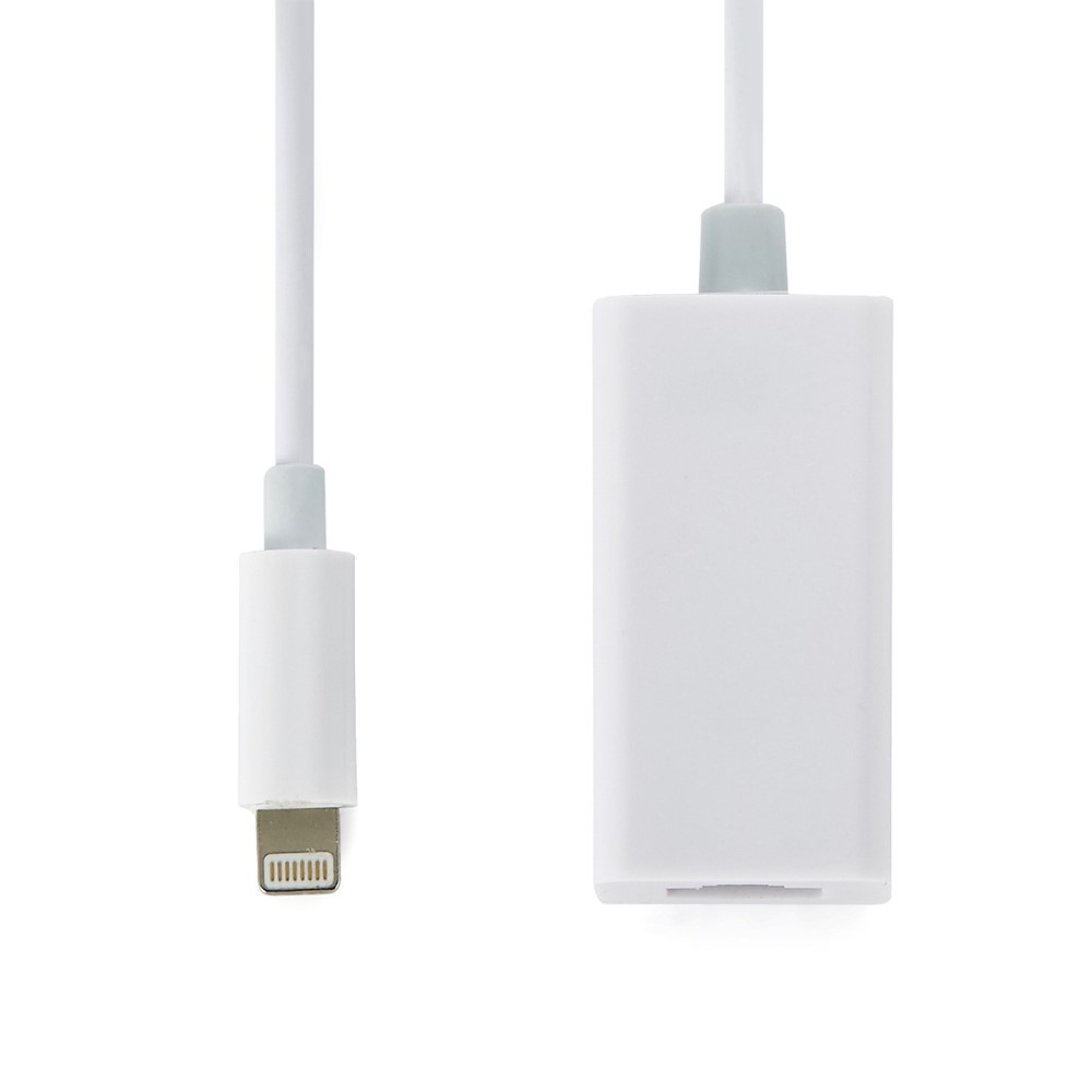 Lightning auf Ethernet LAN RJ45 (10/100 MBit/s) Adapter - Weiss