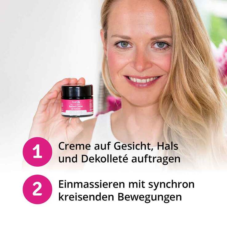 Retinol Creme mit Hyaluron, 50 ml