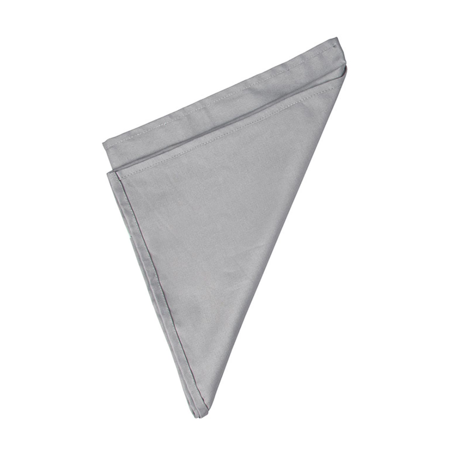 Tischdecke - grau - uni - 80x80 cm