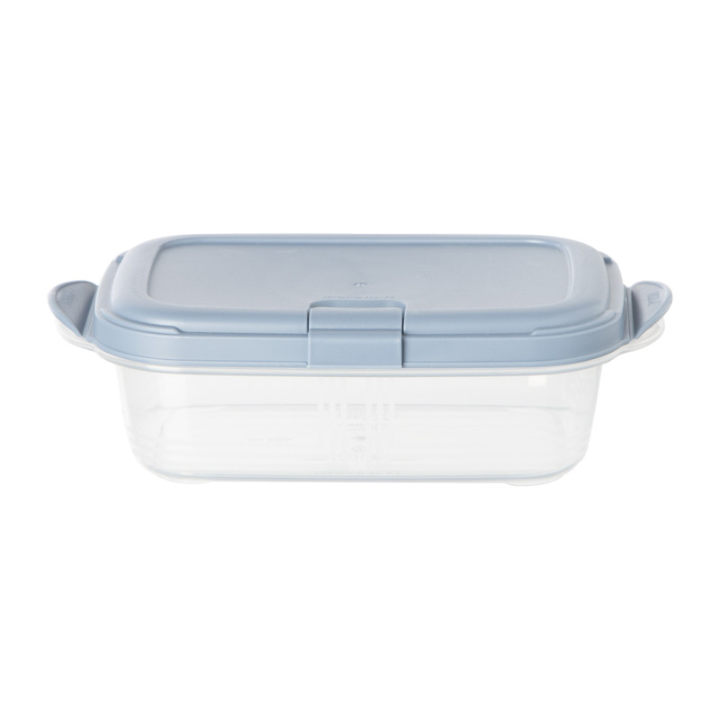 Push up bewaardoos - 400 ml - blauw