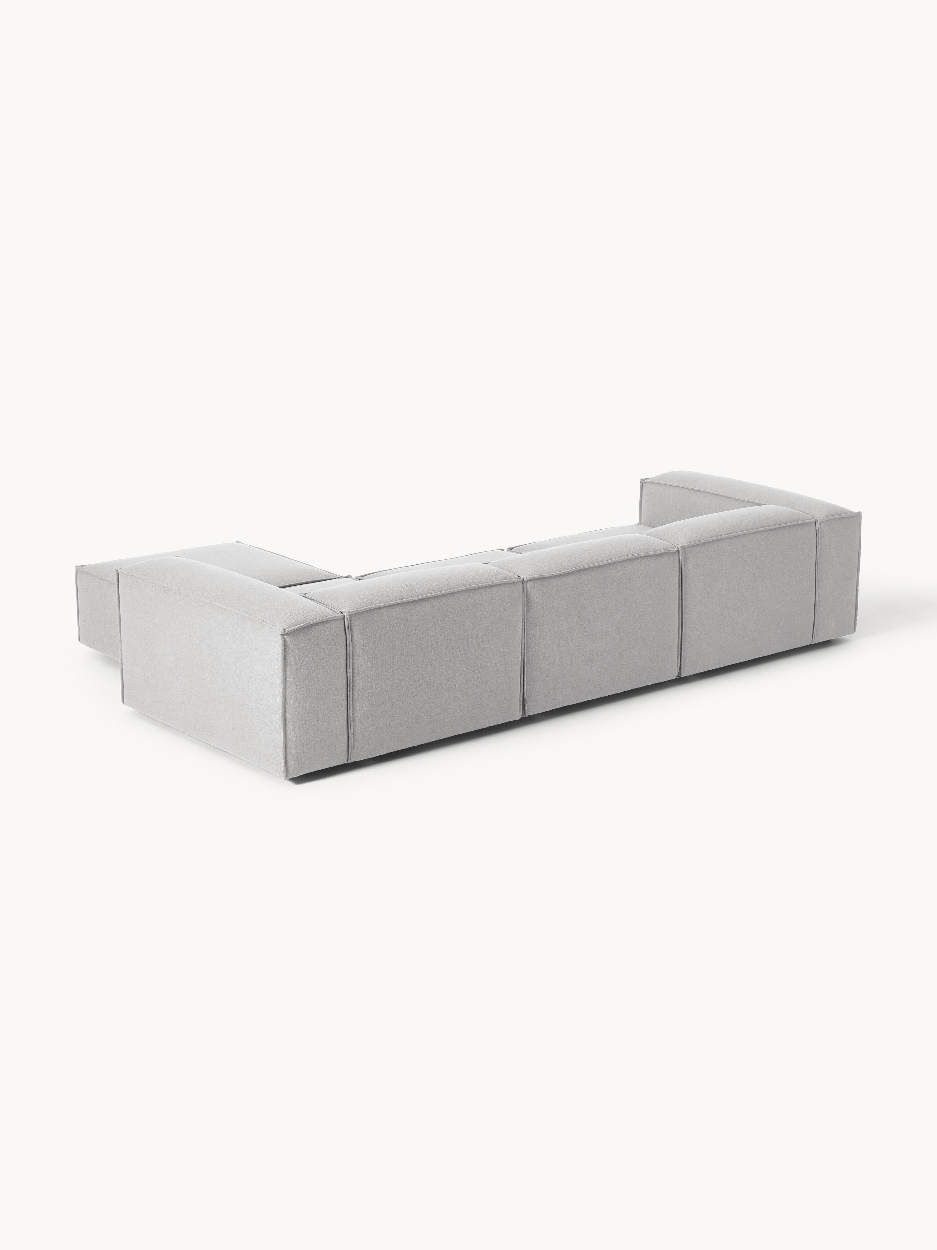 Modulaire bank Lennon (4-zits) met poef (links/rechts)