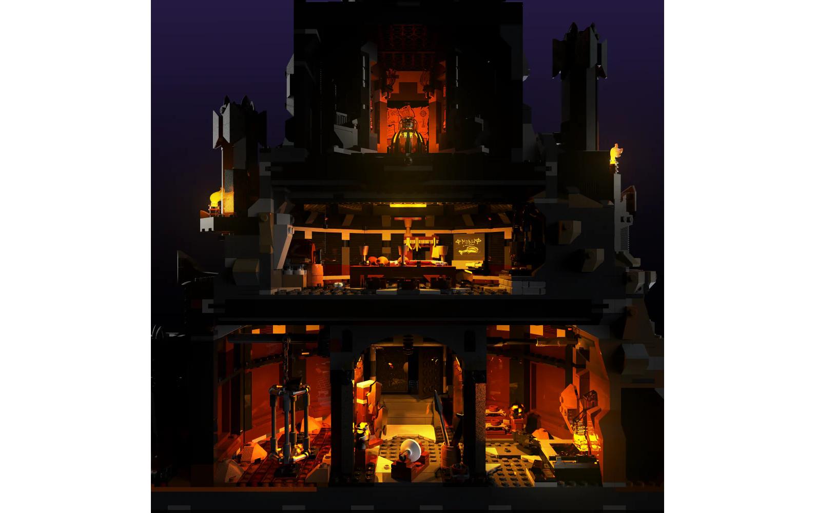 LED-Licht-Set für LEGO® LMB 2.0 für 10333 Herr der Ringe<br>Beleuchtungs-Kit
