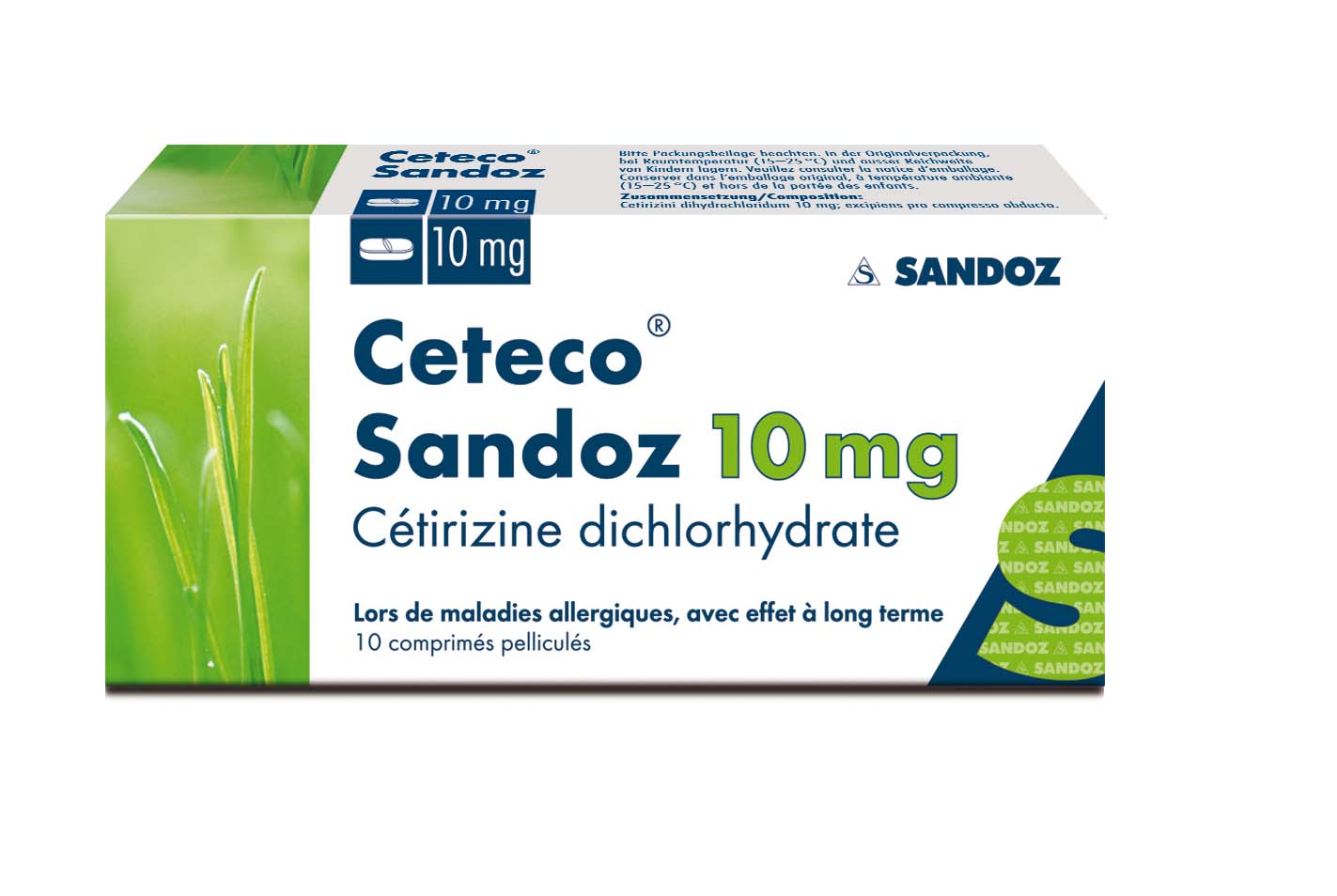 CETECO Sandoz Filmtabl 10 mg Blist 10 Stk