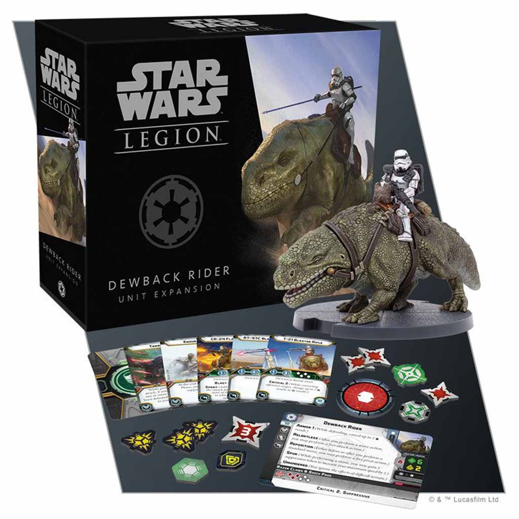 Star Wars : Légion - Soldat Monté sur Dewback