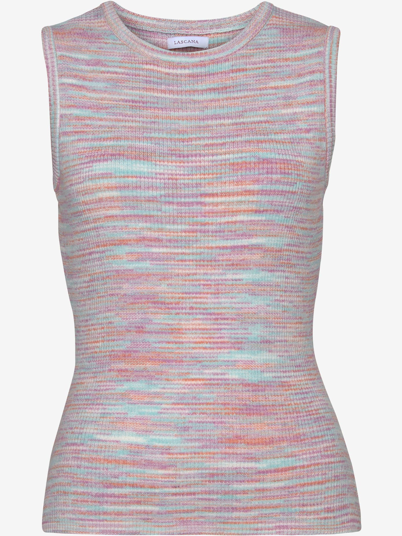 Débardeur en tricot encolure haute