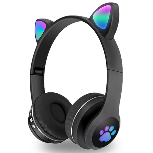 Fones de ouvido Bluetooth 5.0 Klack com orelhas de gato