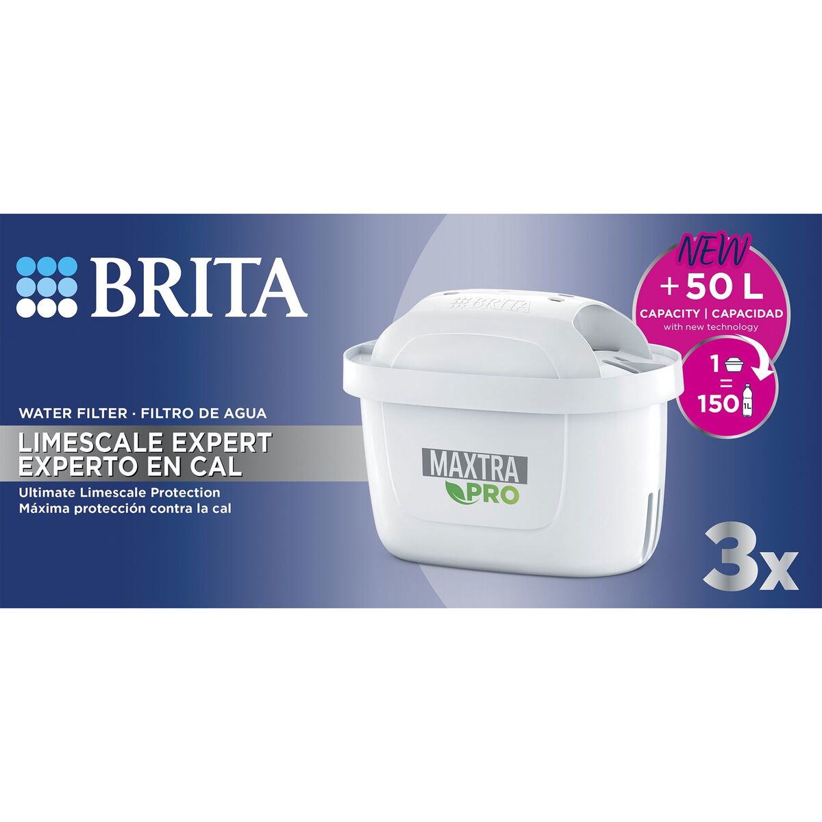 MAXTRA PRO LIMESCALE EXPERT filter, 3-pack