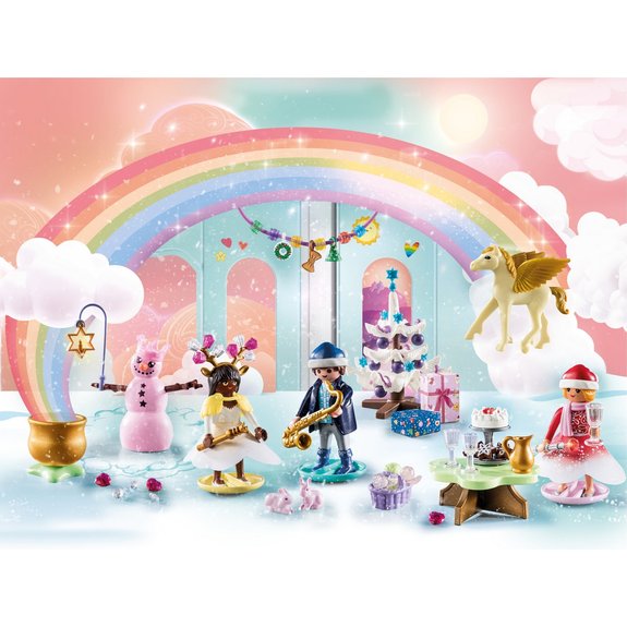 Calendrier de l'avent Arc-en-ciel - Playmobil Princesse 71348