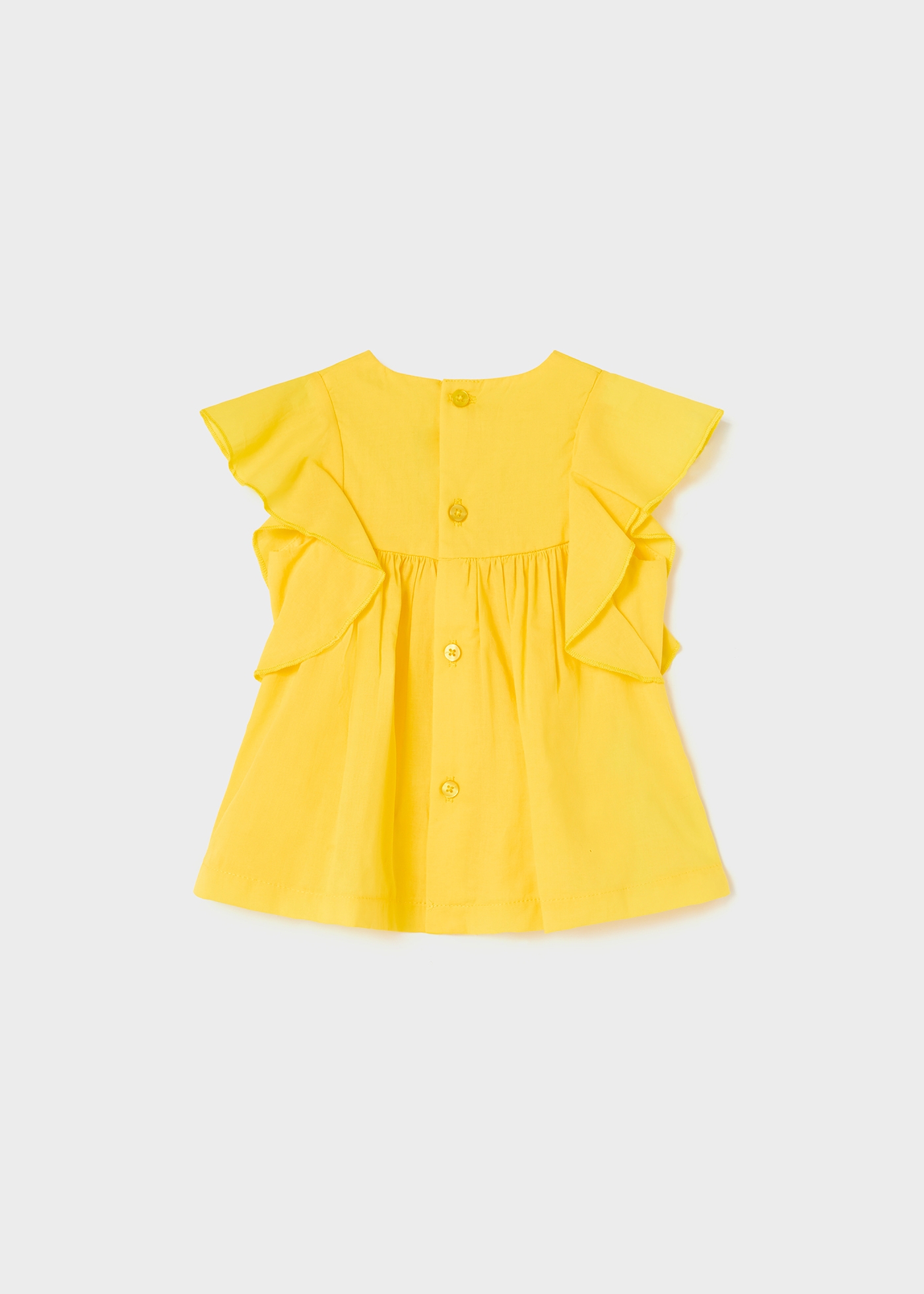 Blusa sem mangas com bordado para bebê