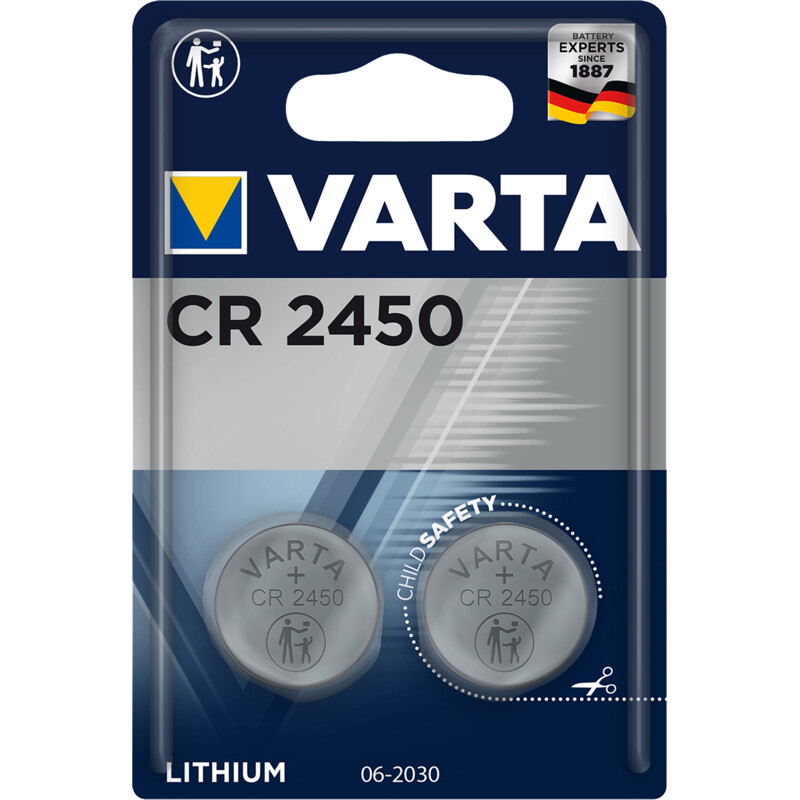 Varta Knoopcelbatterij lithium CR2450