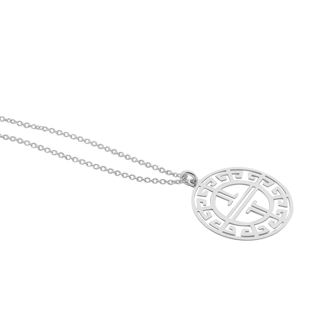 Collier Zelina Argent Blanc