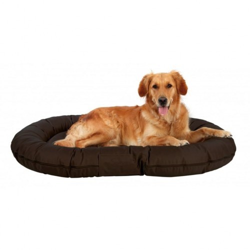 colchão de náilon marrom para cães