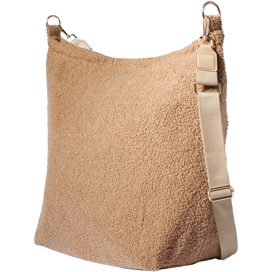 Nordic Coast Company Mom Bag Teddy Bouclé Beige