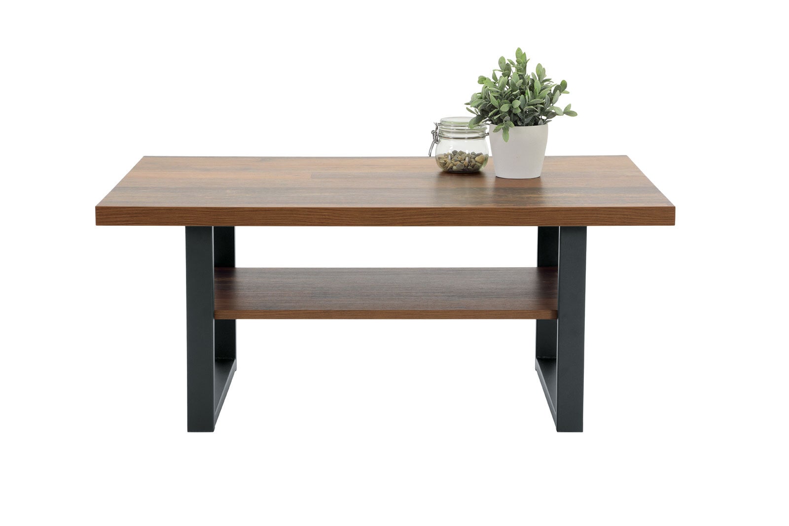 Couchtisch Anton Oldwood/Schwarz ca. 104 x 45 x 68 cm