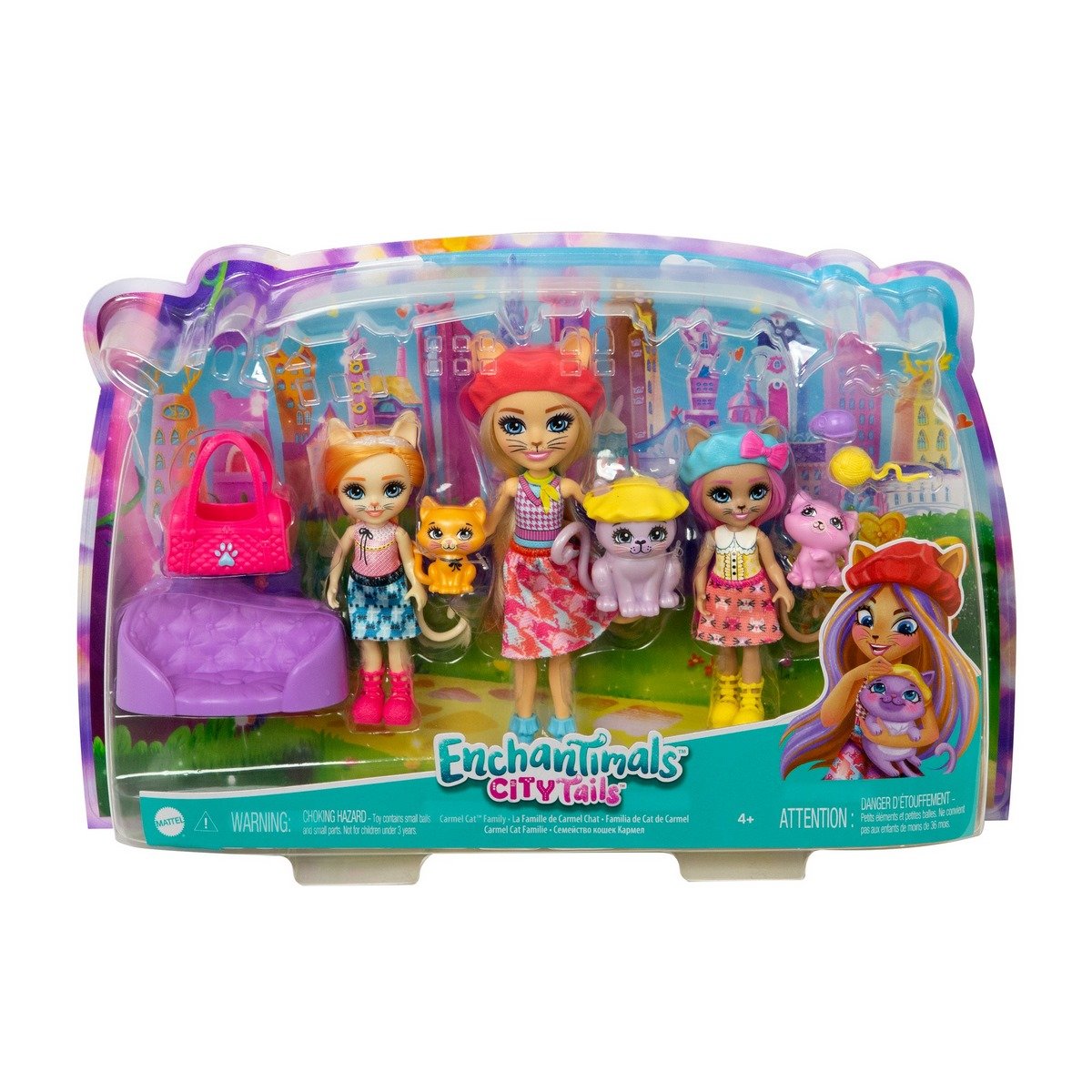 Enchantimals - Coffret La Famille de Carmel Chat