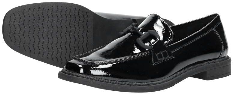 Marco Tozzi Mocassin zwartlak