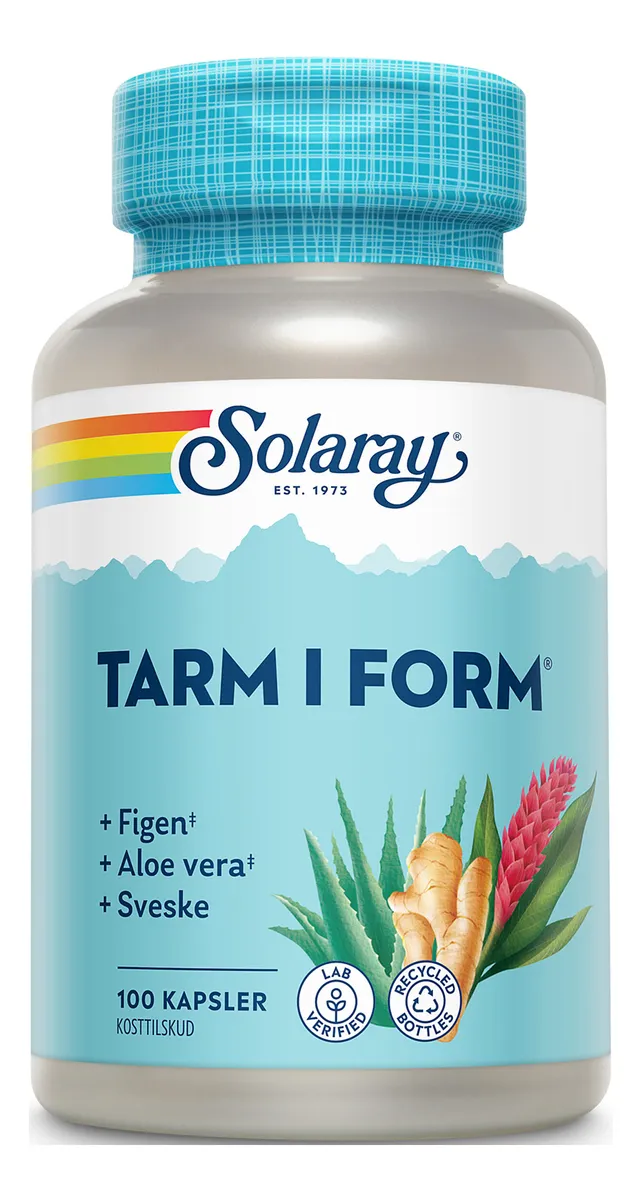 Solaray Tarm i Form - 100 kaps.