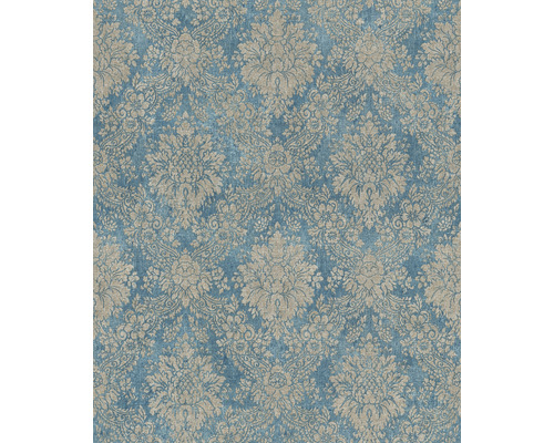 Vliesbehang 33607-5 ornamentblauw taupe