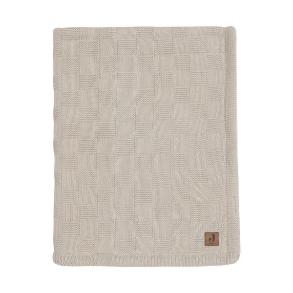 Jollein Deken Wieg Box Knit - Velvet - 75 x 100 cm - Warm Sand