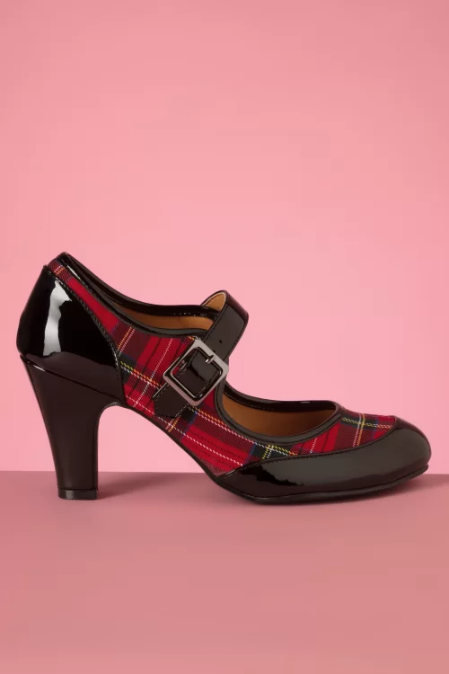 Banned Retro Back to Business hakken in rood