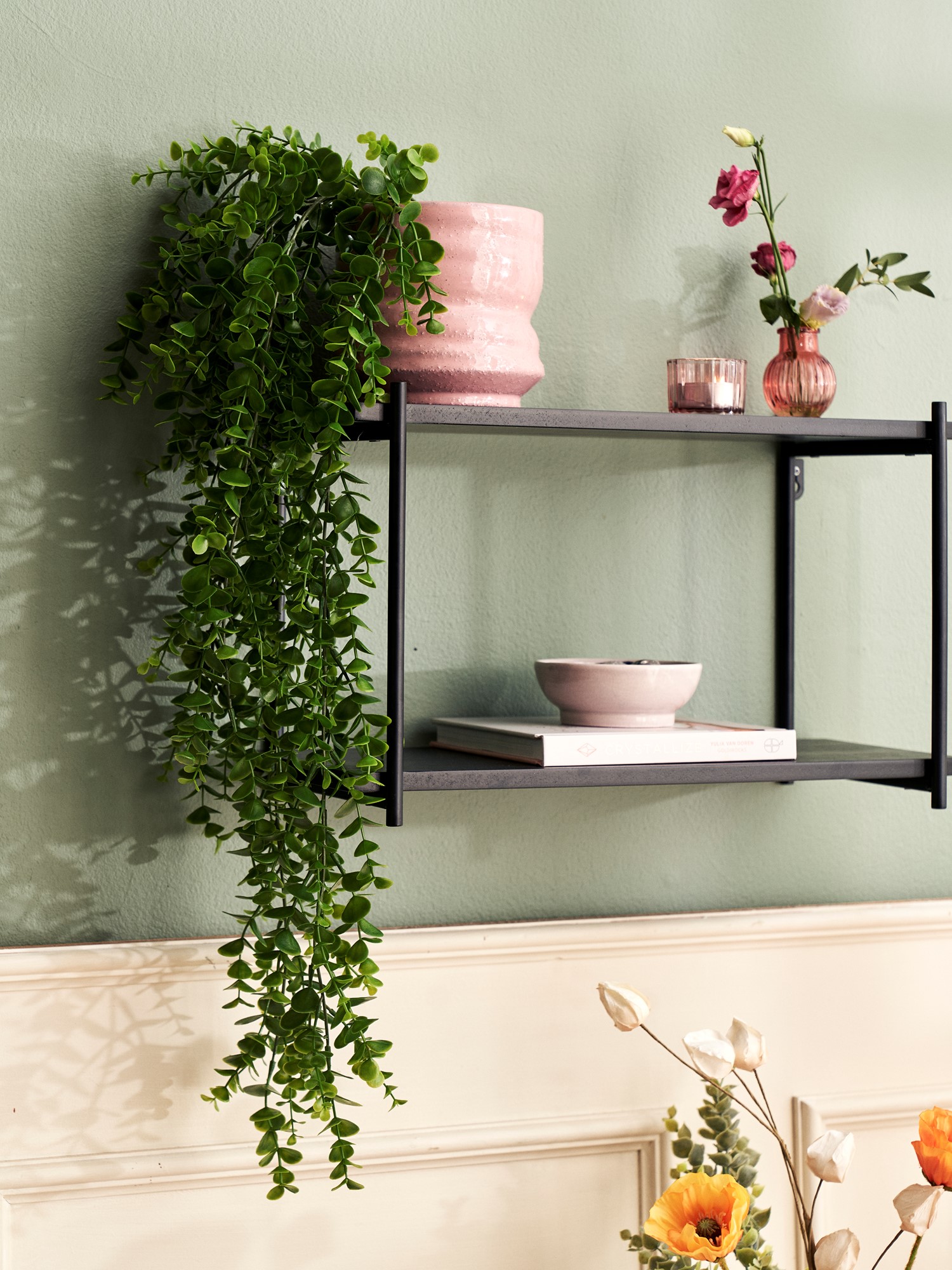 Kunstig bregne | Plastik. 60 cm. | Moss Green | Bloompost