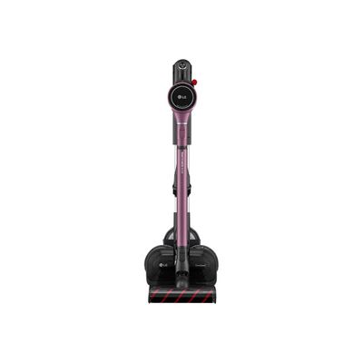 LG A9K-ULTRA1V - Aspirateur - balai/à main (2-en-1) - sans sac - 590 Watt - sans fil - 2 batteries - chargeur inclus - bordeaux