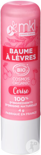 MKL Green Nature Baume A Lèvres Bio Cerise Stick 4g