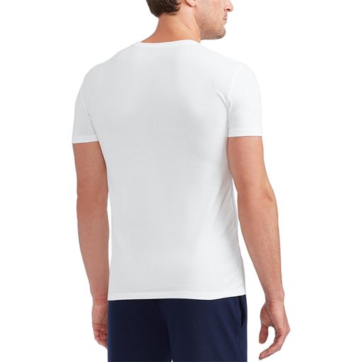 Ralph Lauren Slim Crewneck 3-pak Undertrøjer, White/White/White, M