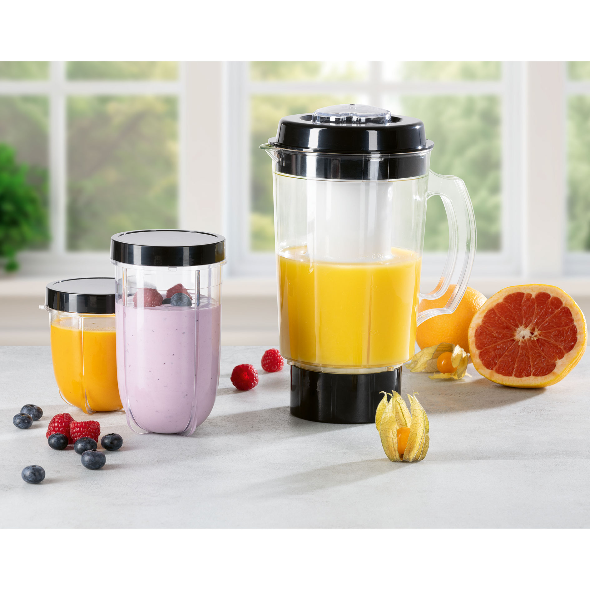 GOURMETMAXX Mixer-Set 13995 - schwarz -18-teilig