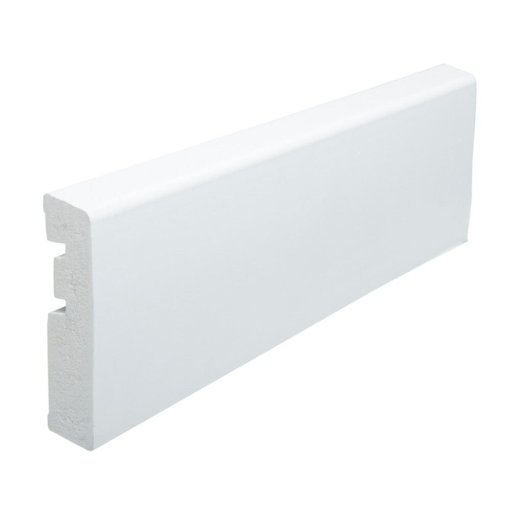 GULVLIST PRIMO EASY HVIT 65X15X2500MM