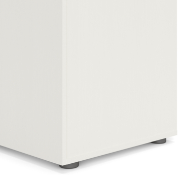 Kledingkast Pisa 3 deurs wit houtnerf 200x118x50 cm