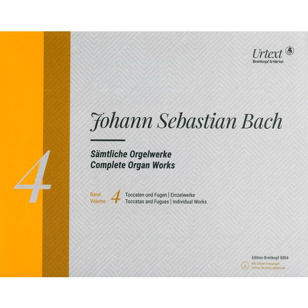 Breitkopf & Härtel Bach sämtliche Orgelwerke