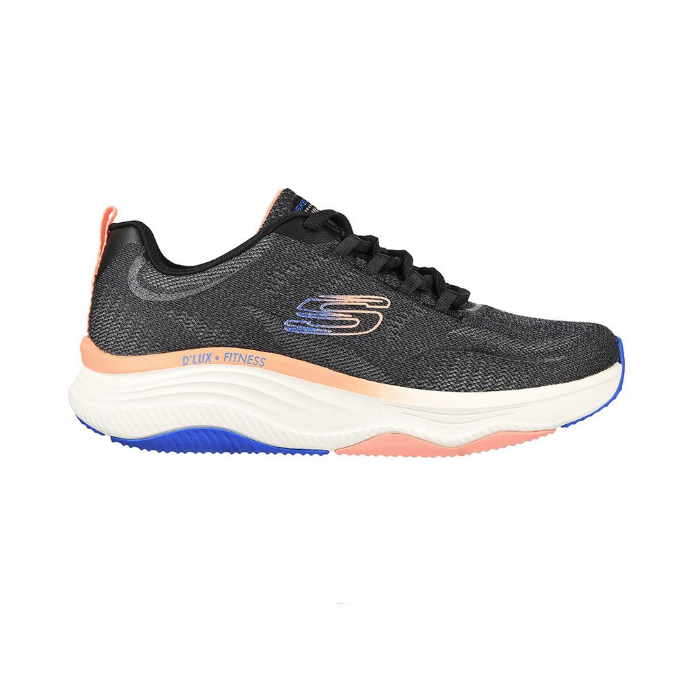 Skechers D'LUX FITNESS - Chaussures fitness Femme black/multi