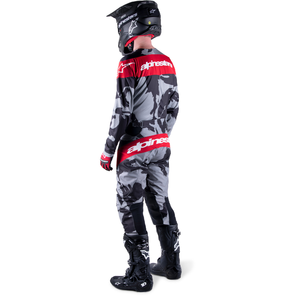 Alpinestars - Pantalon Racer Tactical Camouflage Gris / Rouge