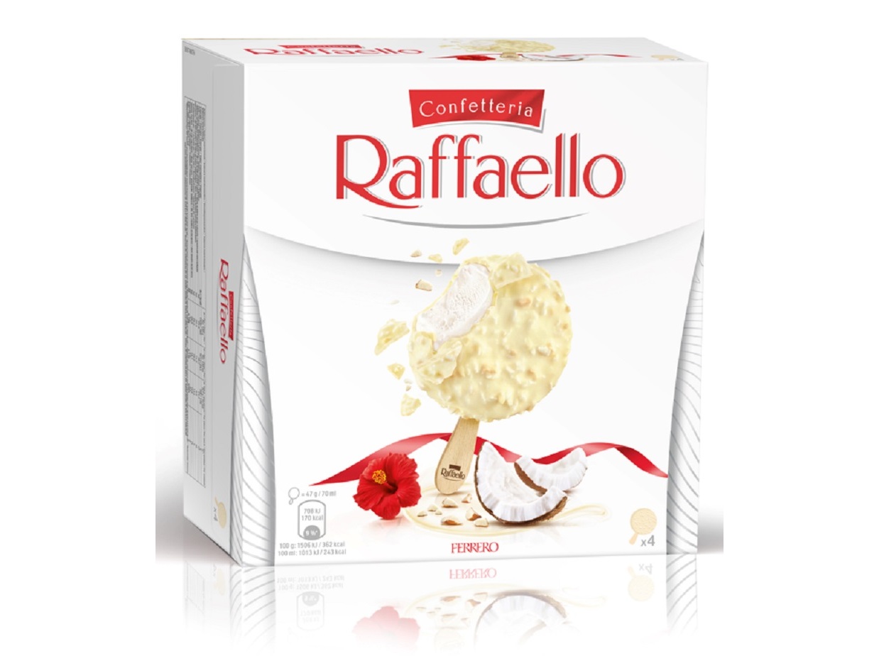GELADO RAFFAELLO 4X47G