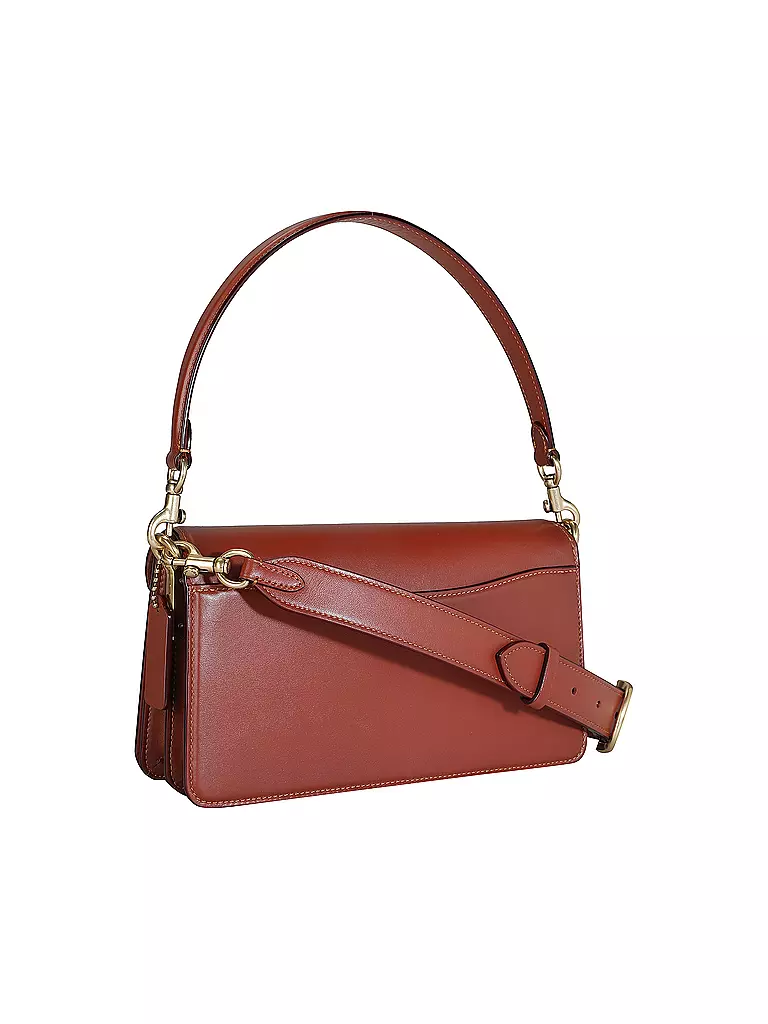 COACH Ledertasche - Umhängetasche TABBY SIGNATURE 26 braun