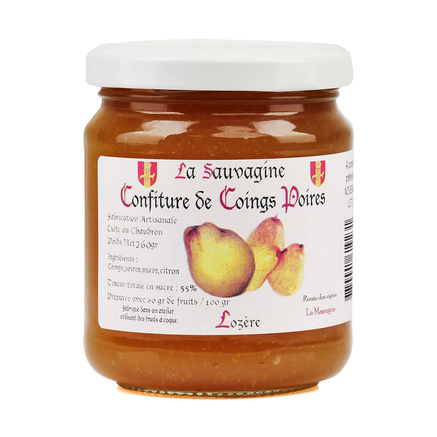 Confiture de Coings aux Poires