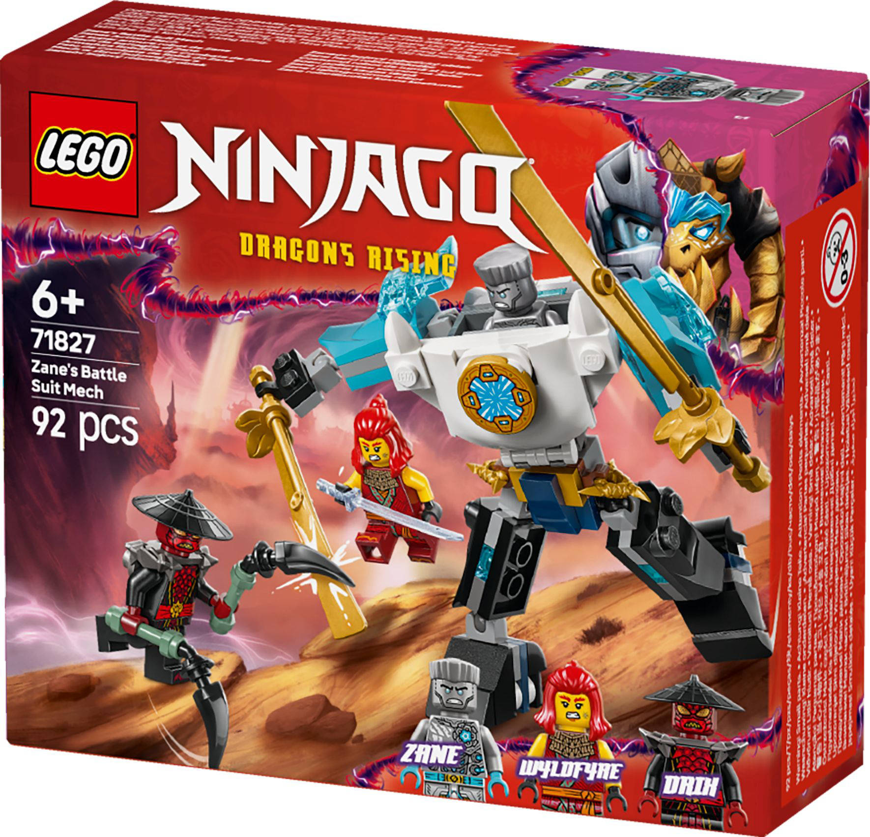 LEGO Zane's strijdmecha, speelgoedset 71827