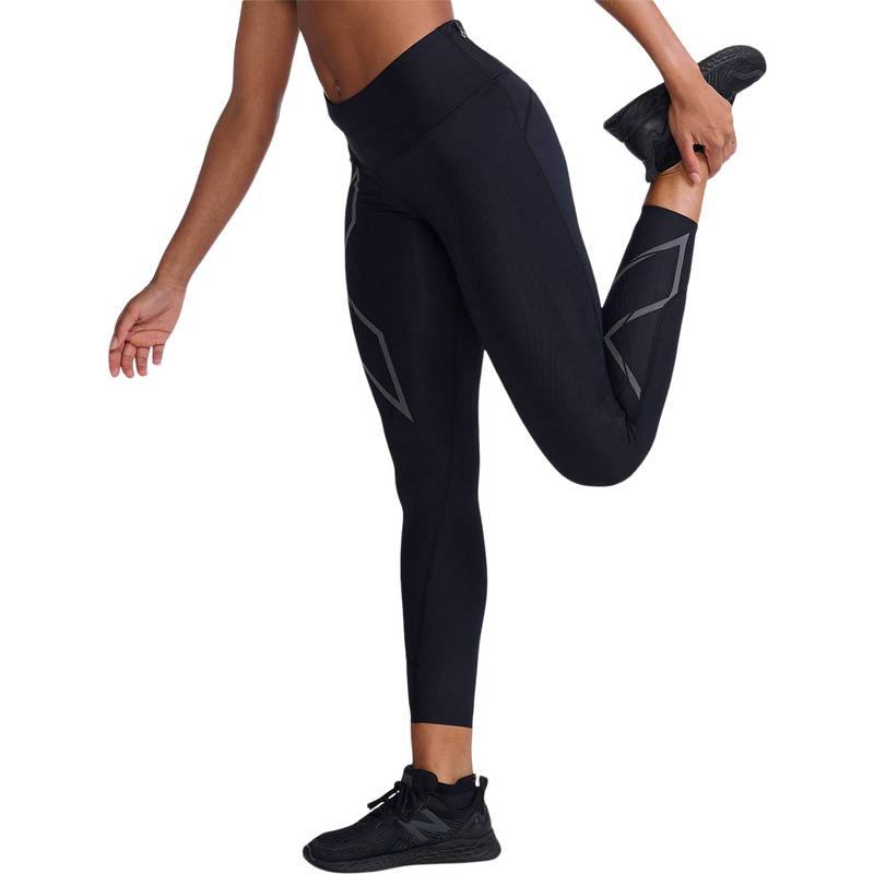 2XU Light Speed Mid-Rise Kompressions Løbetights Dame