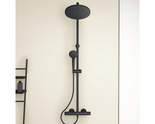 Douchekolom inclusief thermostaat Ideal Standard Ceratherm T25 zwart A7546XG